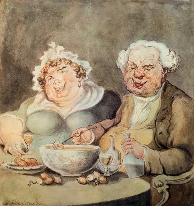 Glotones, c.1800-05 de Thomas Rowlandson